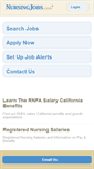 Mobile Screenshot of nursingjobs.com